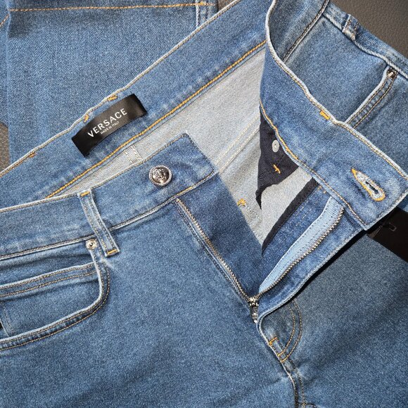 Versace Slim-Fit Jeans - Picture 10 of 12